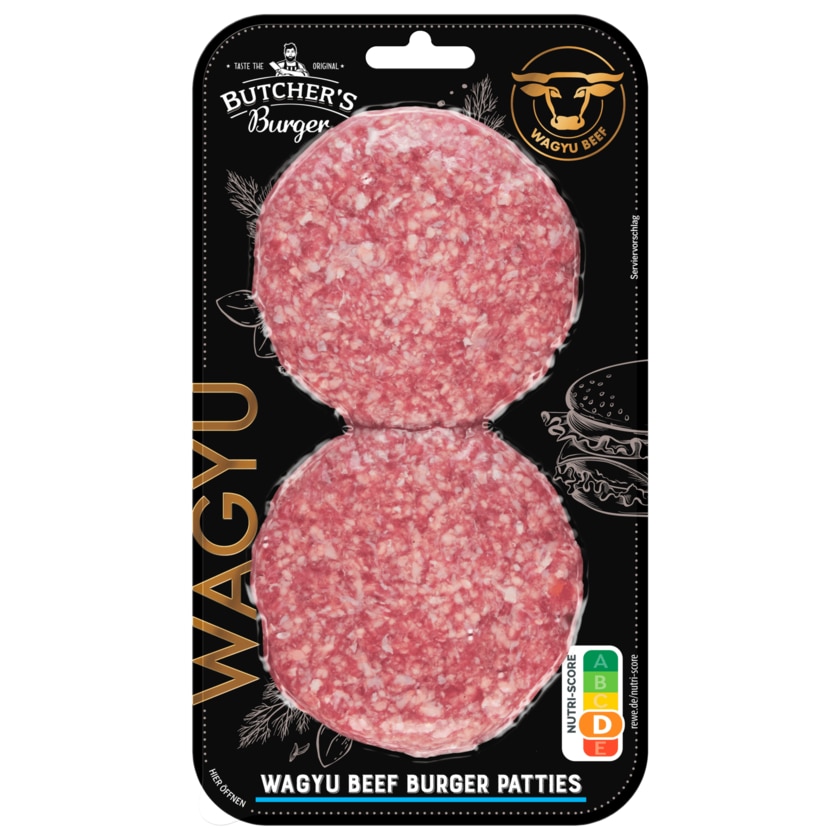 Butcher's Burger Wagyu Beef Burger Patties 230g